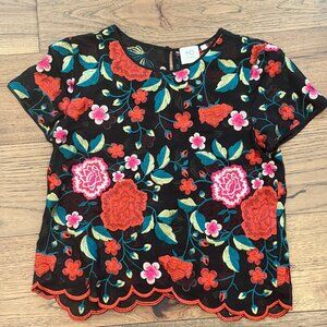 Anthropologie Semi-Sheer Top